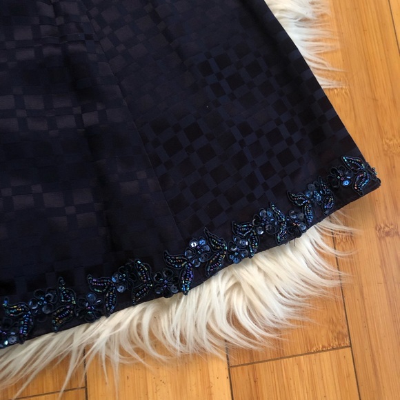 Gunne Sax by Jessica McClintock Beaded Sequins Textured Cocktail Dress size 7/8 - Picture 5 of 14